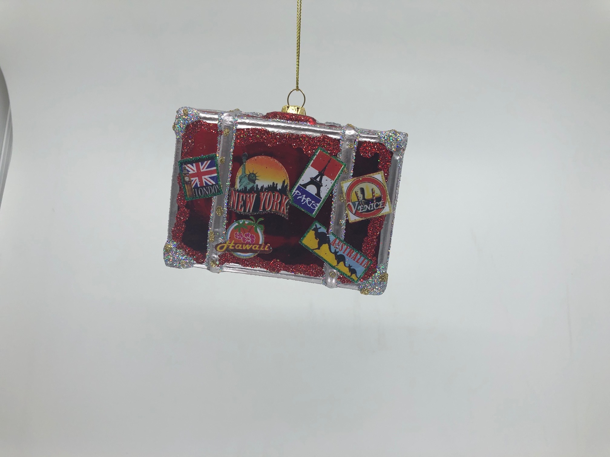 Baumschmuck Reisekoffer